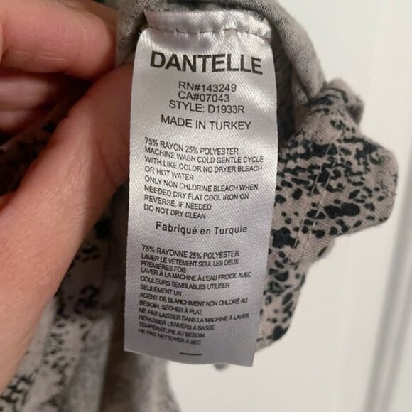 Moon Snake Print V-Neck Twist Front Knot Short Sleeve Top - Picture 5 of 6